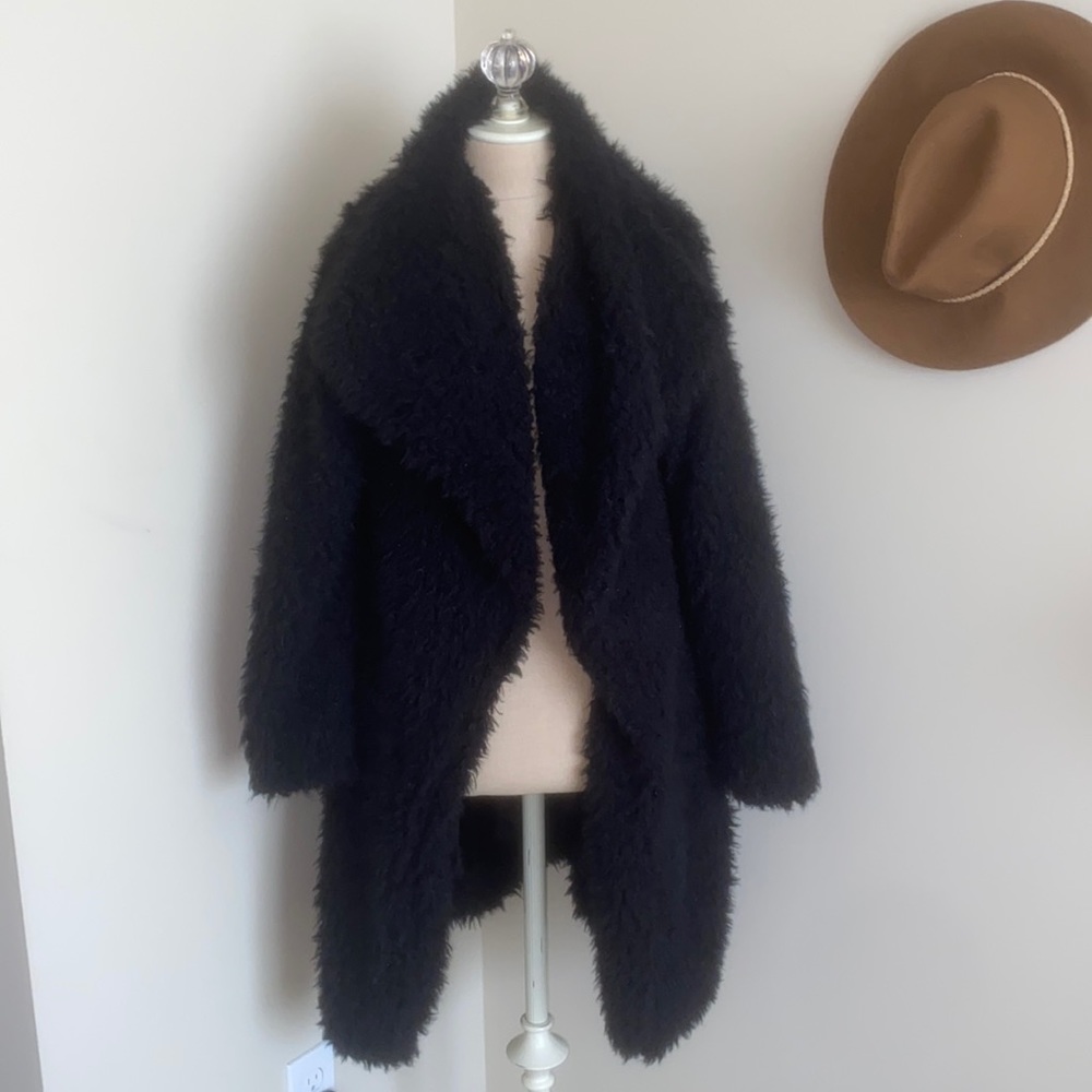 Faux Fur Jacket/Cardigan